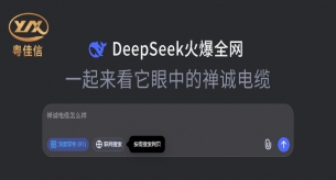 突然爆火！DeepSeek也太懂禪誠電纜品牌了！